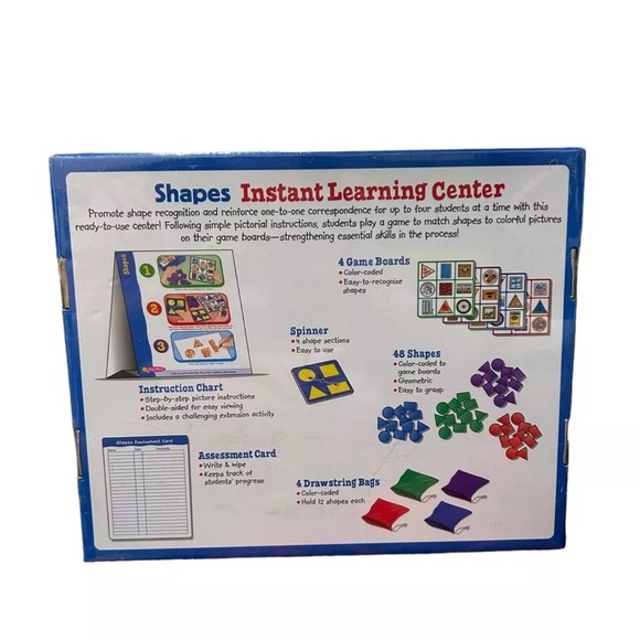 New Lakeshore Learning Instant Learning Center Shapes - Picture 2 of 3